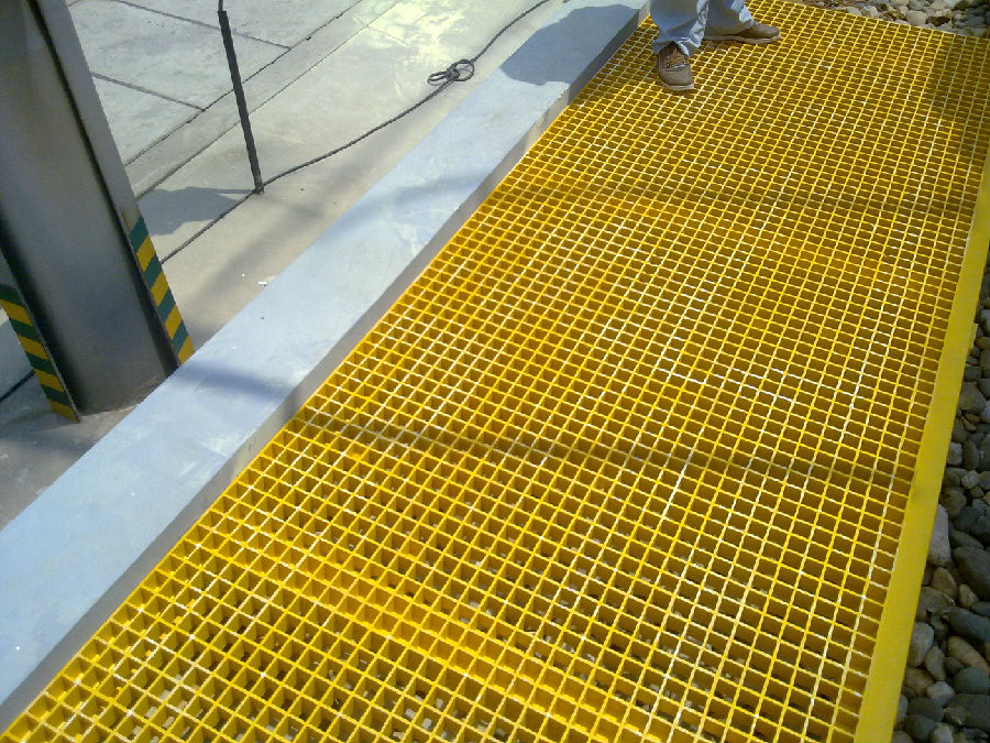 玻璃鋼格柵板平臺 玻璃鋼格柵板平臺