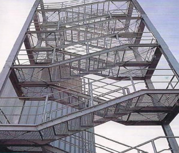 Q235格柵板平臺(tái)踏步 Q235格柵板平臺(tái)踏步